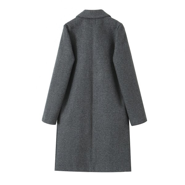 Women's Fashion Buckle-free Mid-length Loose Overcoat Coat