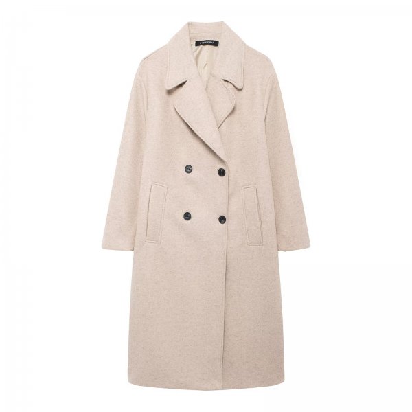 Women's Fashion Solid Color Soft Loose Overcoat Coat