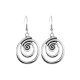 RETRO Geometric Spiral Distressed Earrings Personality