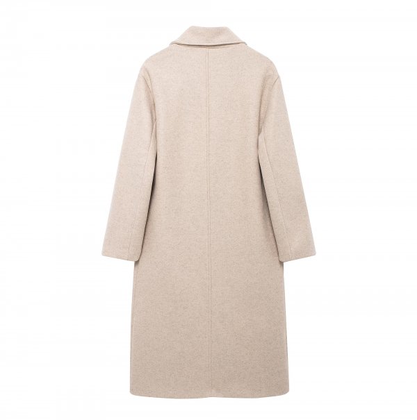 Women's Fashion Solid Color Soft Loose Overcoat Coat